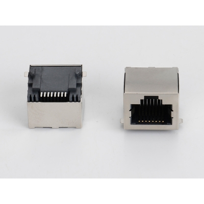 RJ45網(wǎng)口 8P8C SMT 無(wú)燈