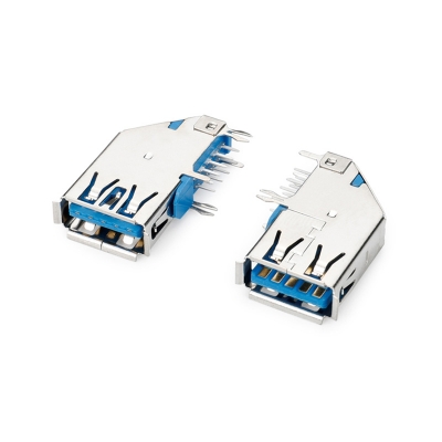 USB3.0AF側(cè)插90度DIP TYPE
