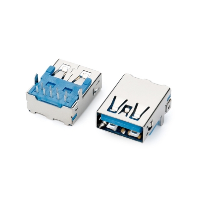 USB3.0AF板上DIP直腳，插板式