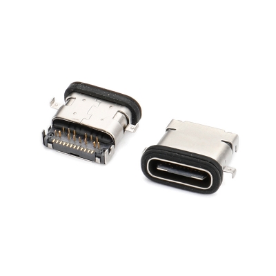 TYPE-C-TYPE-C母座 16PIN 沉板1,6 L=6,5