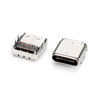 USB TYPE C前插后貼型