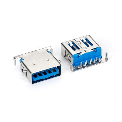 USB 3.0AF反向沉板DIP TYPE