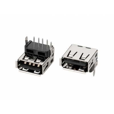 USB 2,0-AF90度墊高魚叉腳銅