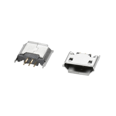 MICRO-5P-MICRO-5P 直插180度B型霧錫卷邊