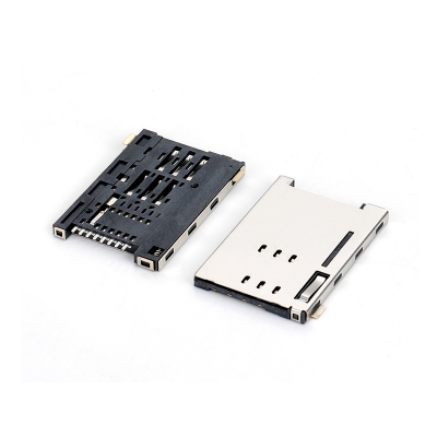 SIM 卡8PIN，外殼鍍鎳